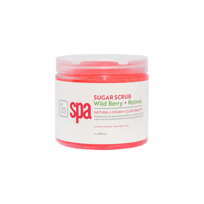 BCL Spa Pedicure Organic Sugar Scrub - Wild Berry + Retinol