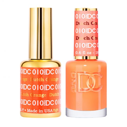 DND DC Gel Nail Polish Duo 010 - Dutch Orange