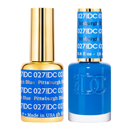 DND DC Gel Nail Polish Duo 027 - Pittsburgh Blue