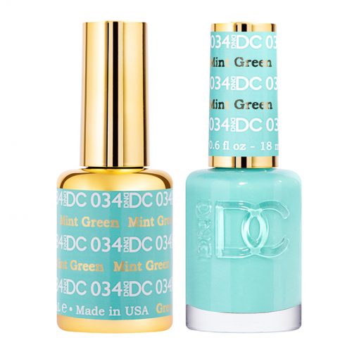 DND DC Gel Nail Polish Duo 034 - Mint Green