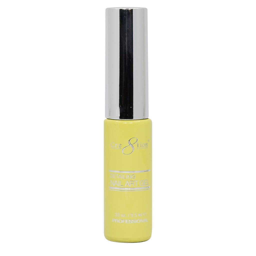 Cre8tion - Gel Nail Polish - Detailing Nail Art (04-Yellow)