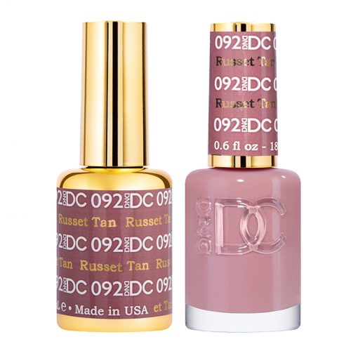 DND DC Gel Nail Polish Duo 092 - Russet Tan