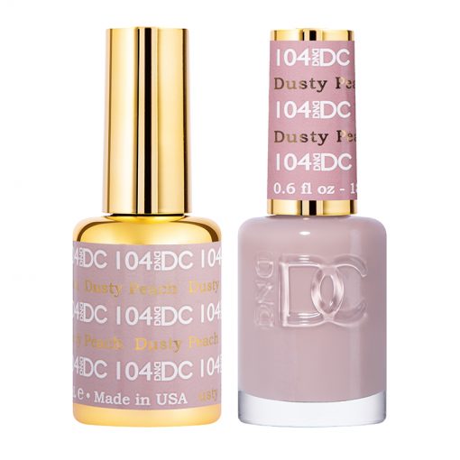 DND DC Gel Nail Polish Duo  104 - Dusty Peach