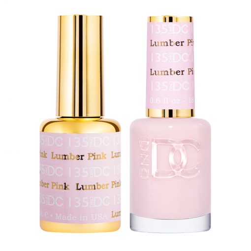 DND DC Gel Nail Polish Duo  135 - Lamber Pink