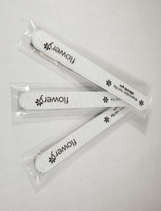 Lima con núcleo de cojín Flowery Silver Streak, grano 100/240 (DFCS2)