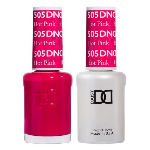 Sơn móng tay gel DND Duo 505 - Hồng nóng