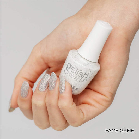 Gelish Manicure Ngâm Gel Sơn Màu - Fame Game (Nhũ) 