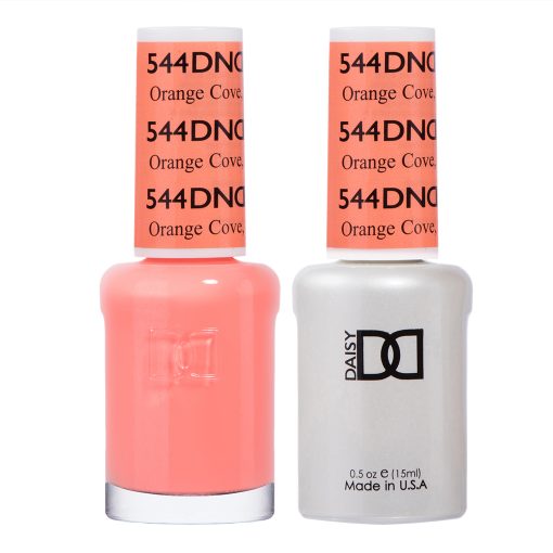 Sơn móng tay dạng gel DND Duo 544 - Orange Cove