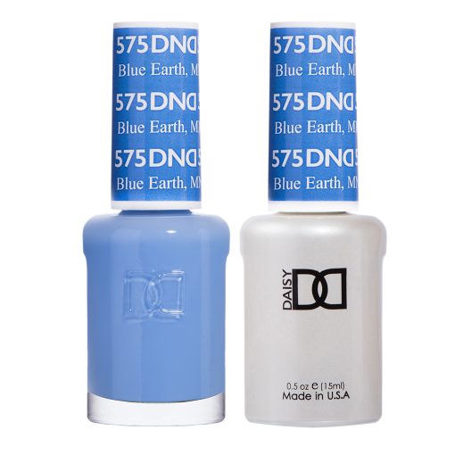 Sơn móng tay gel DND Duo 575 - Blue Earth
