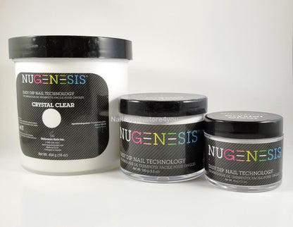 Bột nhúng móng NuGenesis CRYSTAL CLEAR 1,5oz/4oz/16oz 