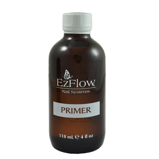 Ezflow Nail Primer para sistema acrílico de uñas - Tamaño de recambio 4oz / 118ml 