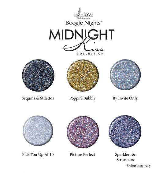 EzFlow Boogie Nights - Colección MIDNIGHT KISS 0.75oz/21g - Elige tus colores 