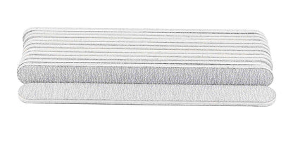 Pack of 12 - Zebra Nail Files, Professional Quality Grit 80/100  - (Made in USA)