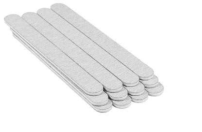 Pack of 12 - Zebra Nail Files, Professional Quality Grit 80/100  - (Made in USA)