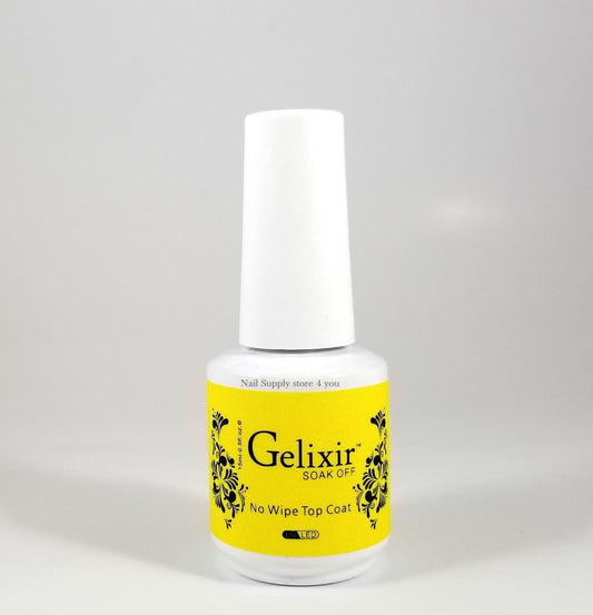GELIXIR - Gel ngâm - Lớp phủ không cần lau - .5 Oz / 15 mL - Chọn gói 
