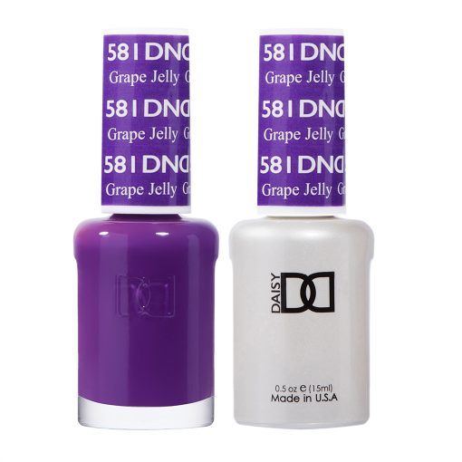 Sơn móng tay dạng gel DND Duo 581 - Grape Jelly