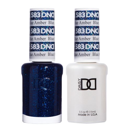 Sơn móng tay gel DND Duo 583 - Xanh hổ phách
