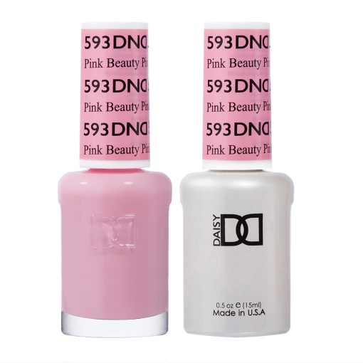 Sơn móng tay dạng gel DND Duo 593 - Pink Beauty