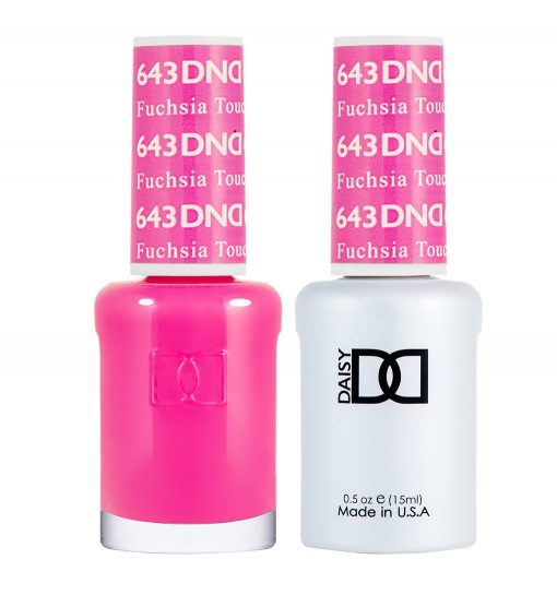 Sơn móng tay gel DND Duo 643 - Fuschsia Touch
