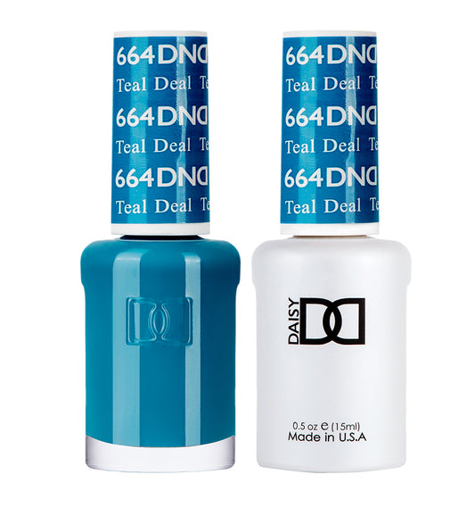 DND Gel Nail Polish Duo 664 - Teal Deal