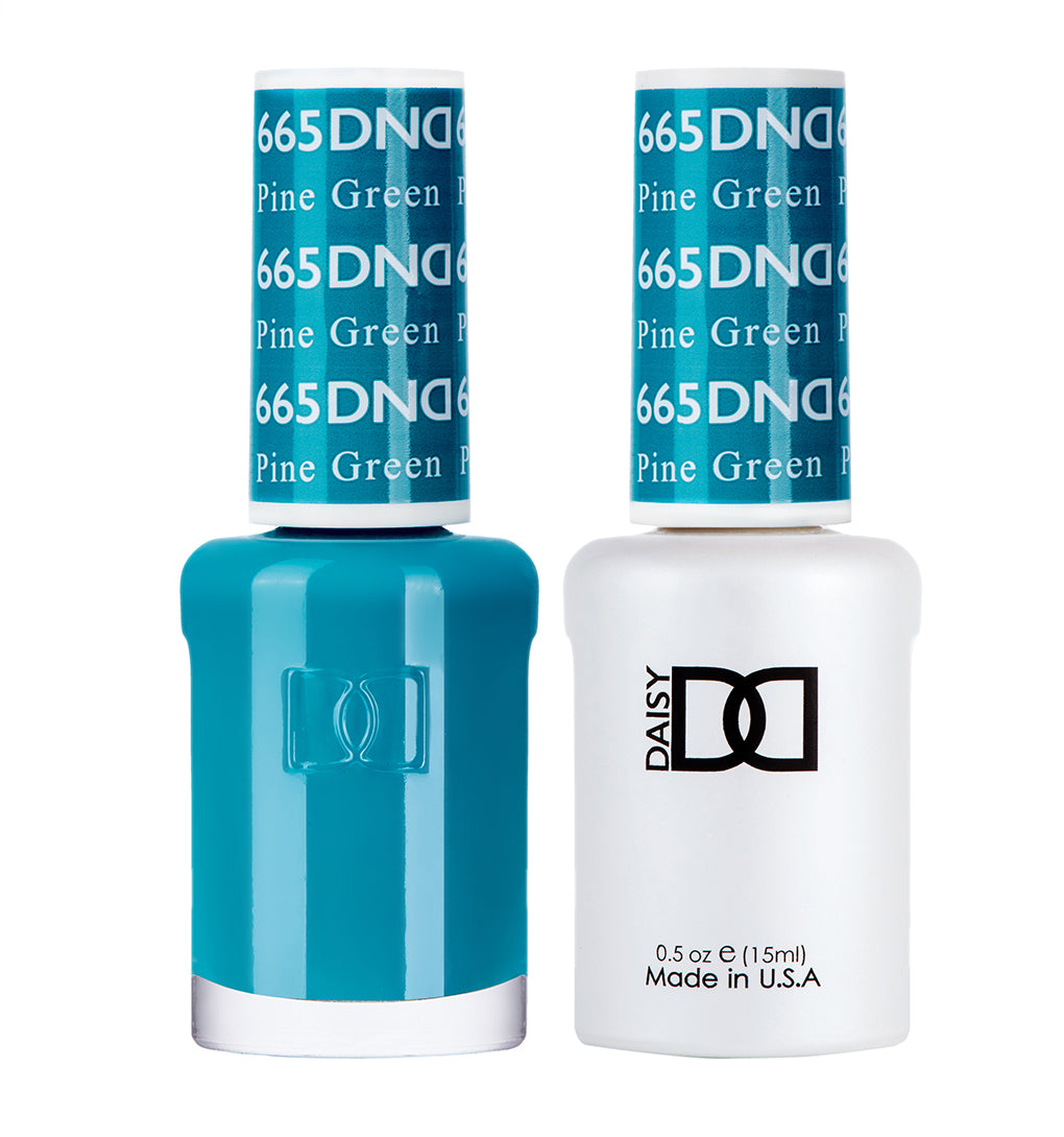 DND Gel Nail Polish Duo 665 - Pine Green