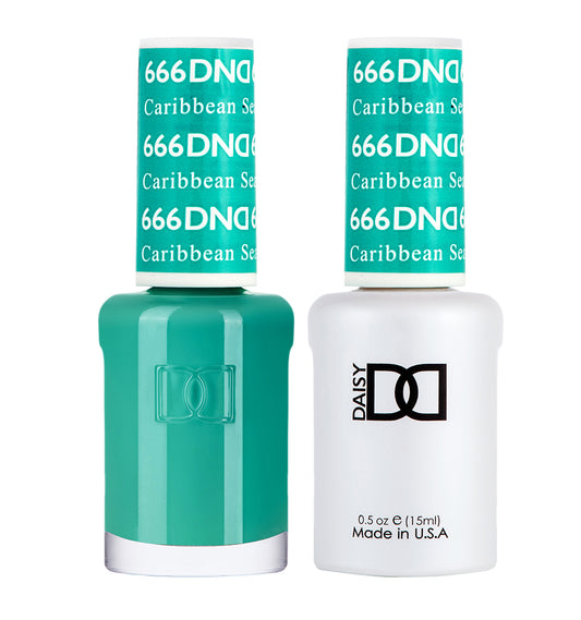 DND Gel Nail Polish Duo 666 - Caribbean Sea