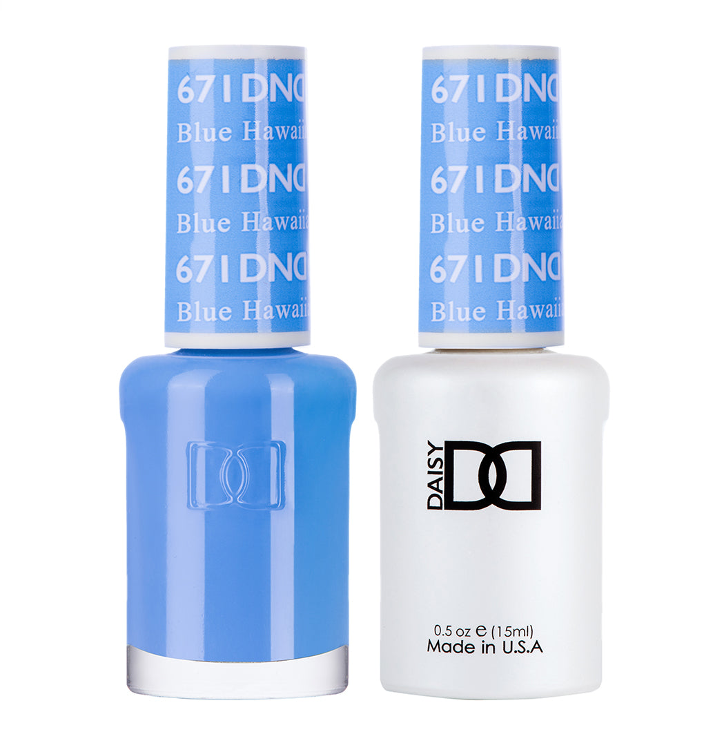 DND Gel Nail Polish Duo 671 - Blue Hawaiian