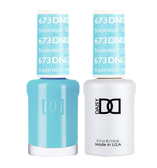 DND Gel Nail Polish Duo 673 - Summer Sky