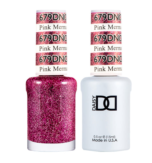 DND Gel Nail Polish Duo 679 - Pink Mermaid