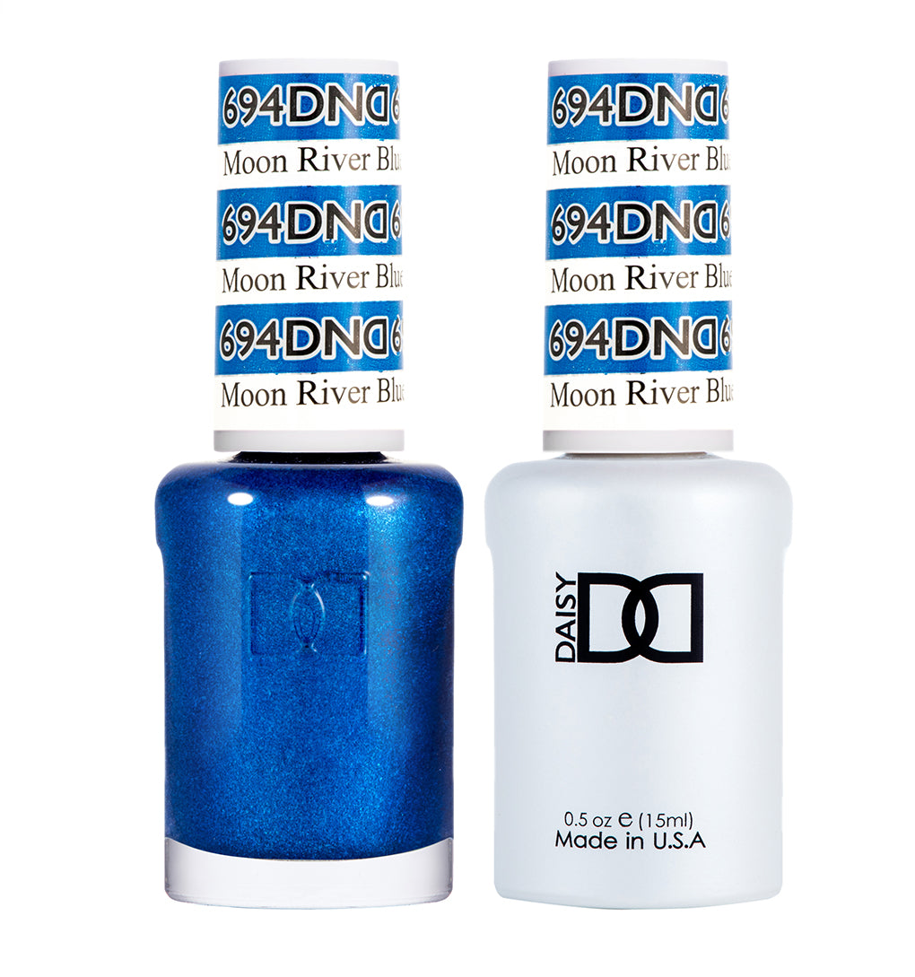 DND Gel Nail Polish Duo 694 - Moon River Blue
