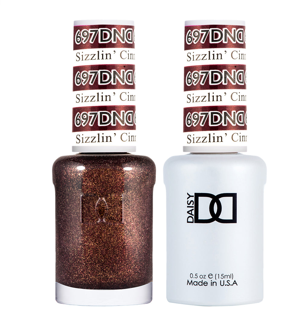 DND Gel Nail Polish Duo 697 - Sizzling Cinnamon