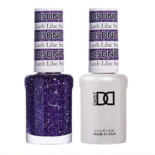 Sơn móng tay gel DND Duo 405 - Lush Lilac Star