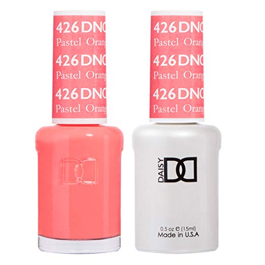 Sơn móng tay dạng gel DND Duo 426 - Màu cam nhạt
