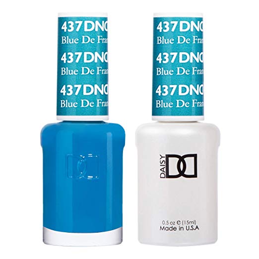Sơn móng tay DND Gel Duo 437 - Bleu De France