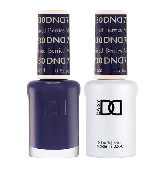 Sơn móng tay dạng gel DND Duo 730 - Quả mọng hỗn hợp