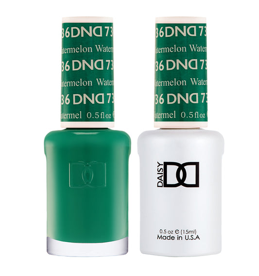 Sơn móng tay dạng gel DND Duo 736 - Dưa hấu