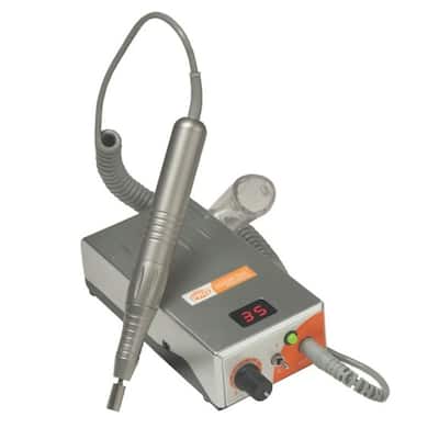 Hệ thống máy giũa móng tay Medicool Pro Power 35K chạy điện di động và có thể sạc lại - Bạc