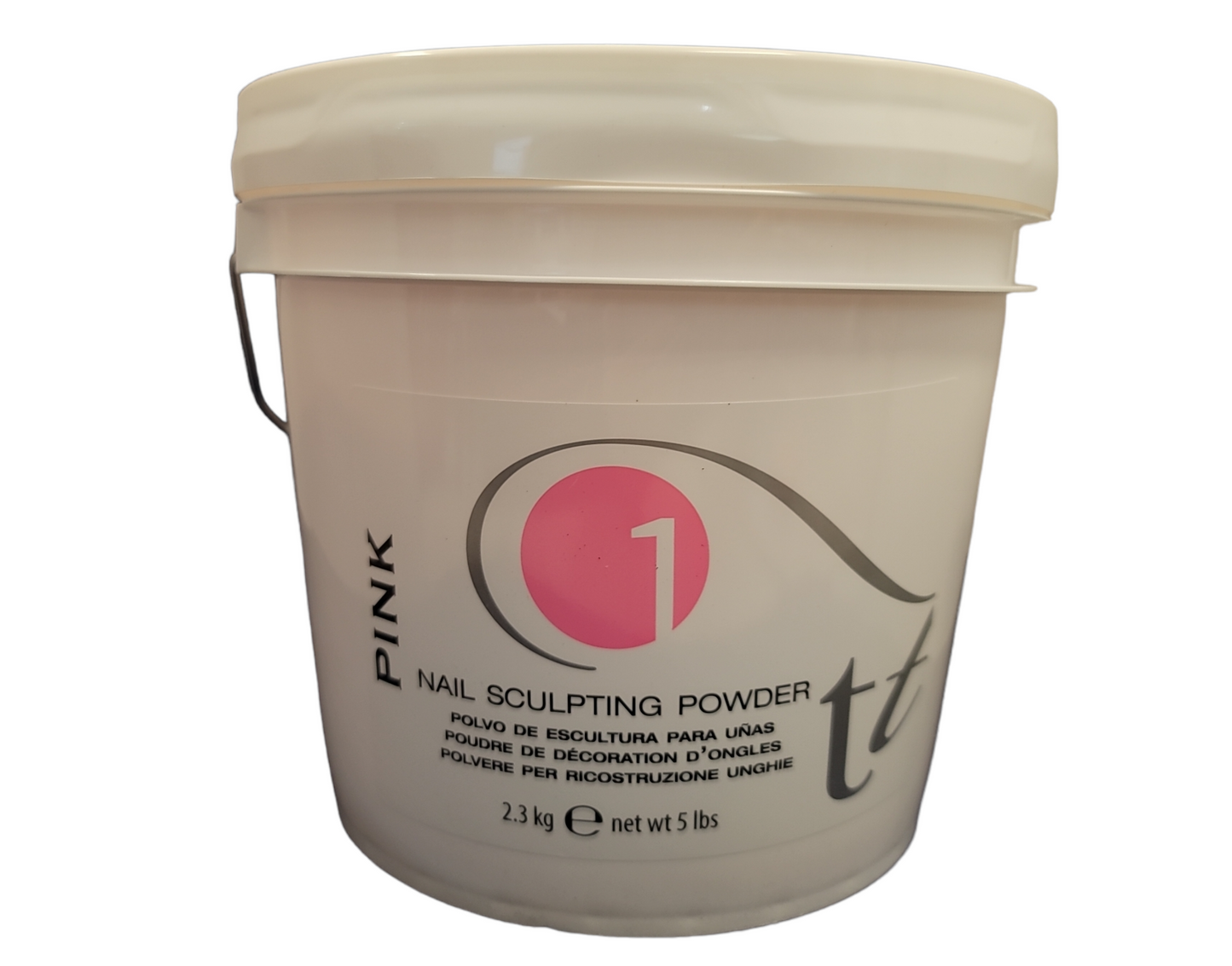 Entity Beauty - Bột tạo hình móng tay Acrylic màu hồng - Thùng 5 pound 