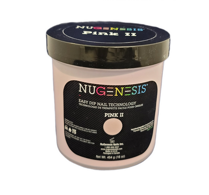 Bột nhúng móng NuGenesis cỡ 16oz/454g - HỒNG II 