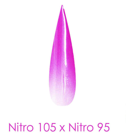 Bột nhúng Nitro - Bộ 2 màu Ombre 2oz/Hũ - NỤ CƯỜI CỦA ÁC QUỶ (NT105 X 095)