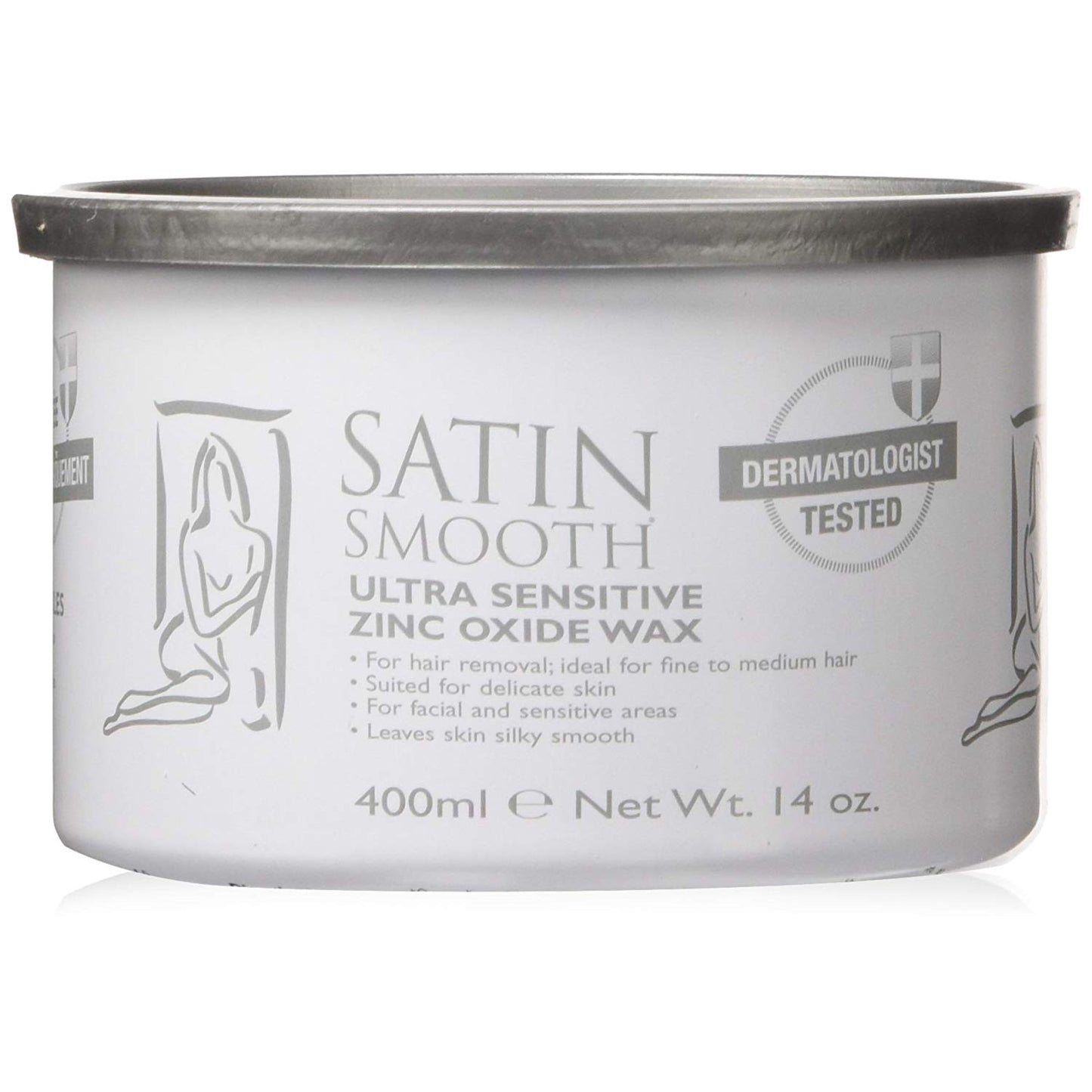 Sáp kẽm oxit Satin Smooth Pot Wax, 14 Ounce - Gói 10