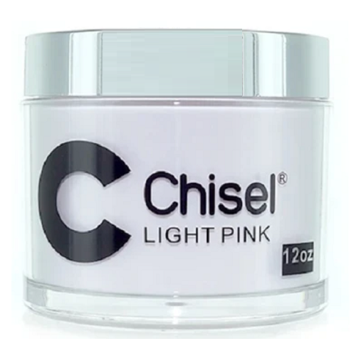 Chisel Nail Art Dipping/Acrílico 2 en 1 Polvo - ROSA CLARO Tamaño de recambio 12oz