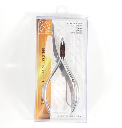 MONIKA - Kìm cắt da chuyên nghiệp bằng thép không gỉ (CN01 - Hàm #14) 